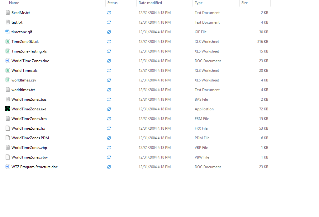 World Time Zone Calculator (Source Code)